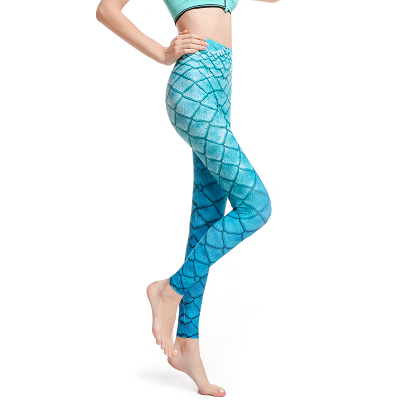 Quần Rashguard Mermaid Blue Gradient 3 Quần Rashguard Mermaid Blue Gradient - Ảnh 3